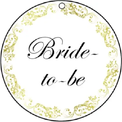 Bride-To-Be Gift Tags gift tag