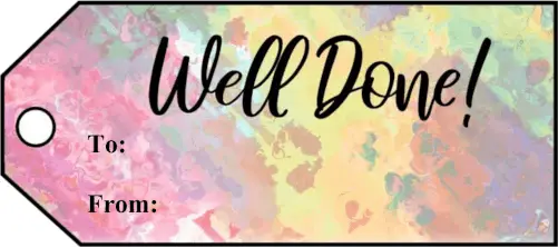 Well Done Gift Tags gift tag