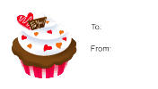 Cupcake (white background)