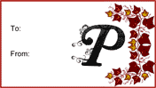 Monogram P Script