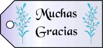 Muchas Gracias Gift Tags