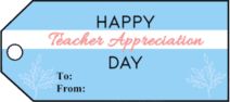 Teacher Appreciation Day Gift Tags